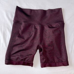 Dark Red/Burgundy sz. SM Booty Scrunch Shorts
